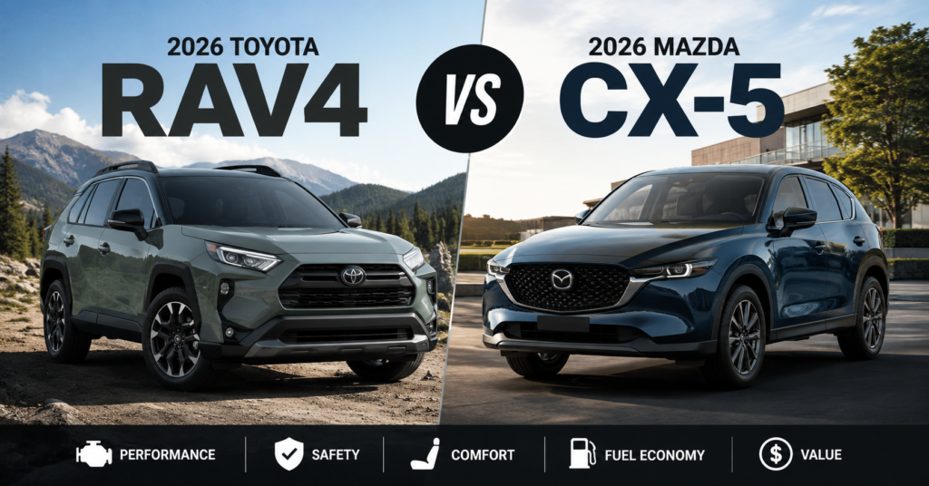 2026 Toyota RAV4 vs Mazda CX-5